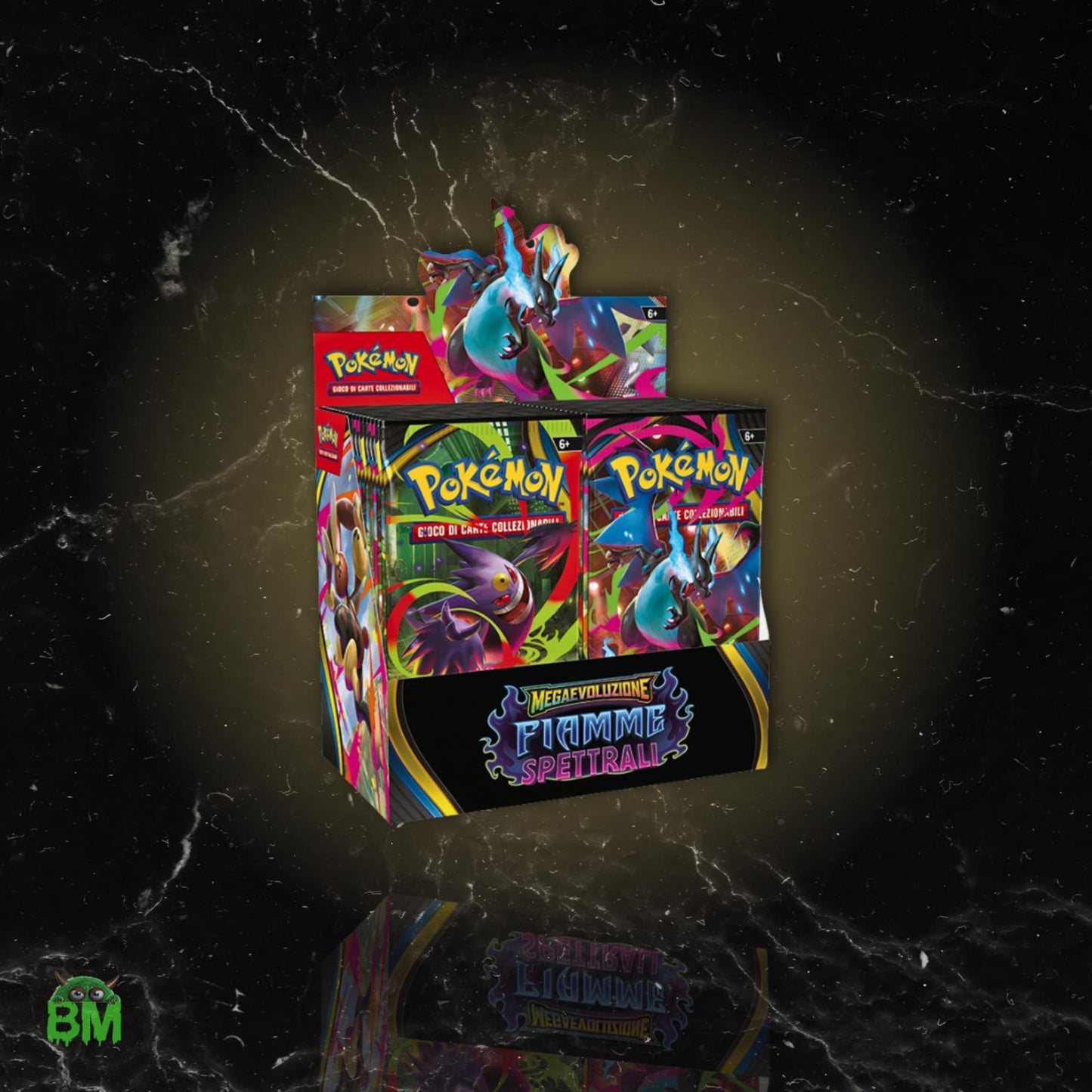 Pokémon: Box da 36 bustine “Fiamme Spettrali “